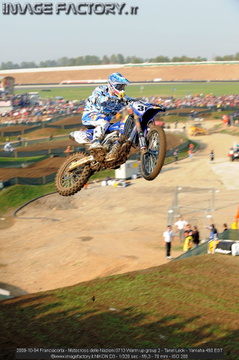 2009-10-04 Franciacorta - Motocross delle Nazioni 0713 Warm up group 2 - Tanel Leok - Yamaha 450 EST